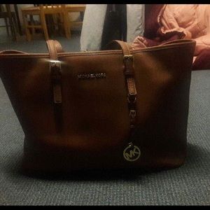 Michael Kors Saffino Leather Tote