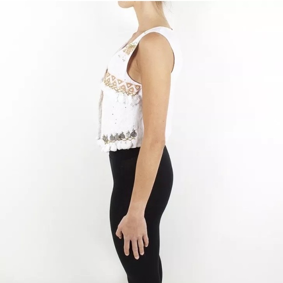 MES DEMOISELLES Woven Pullover Intricate Cardigan - Picture 2 of 7