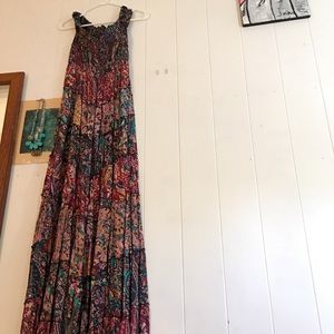 Free People Floral Maxi Dress Size Small