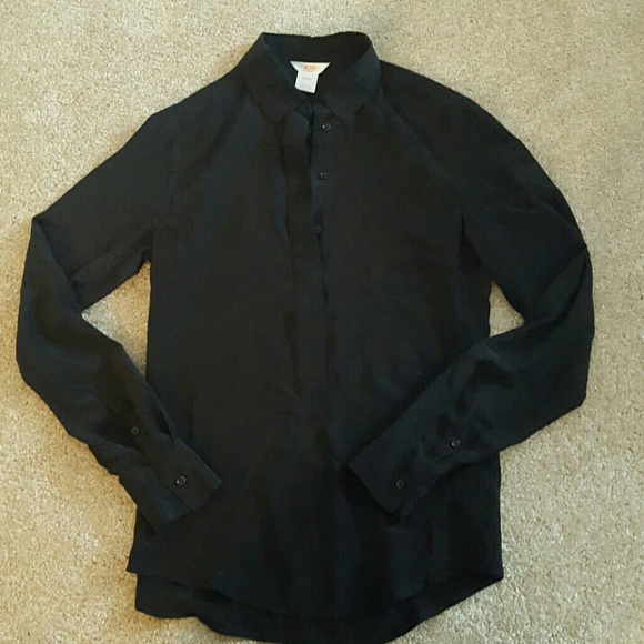 Joe Fresh 100% silk blouse