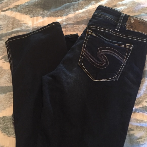Suki slim silver jeans