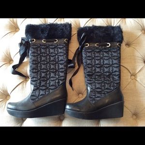 Price reduced! Report brand snow boots w faux fur