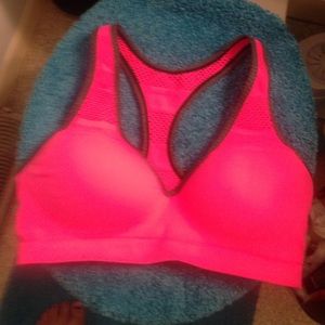 Victoria's Secret PINK HOT PINK Push Up Sz Lg