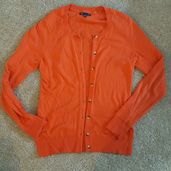 Gap coral long sleeve cardigan