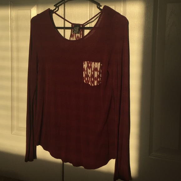 Empyre Long Sleeve Open Back Tee