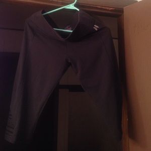 Victoria's Secret lace crop and sweatshirt