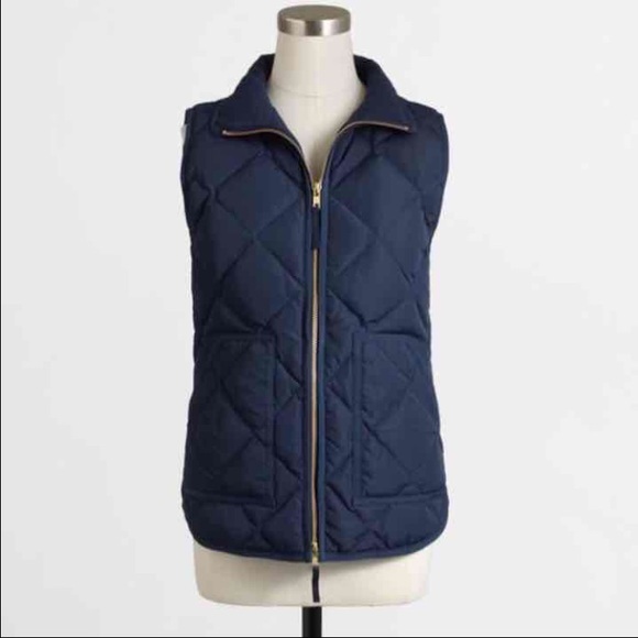 J. Crew Excursion Vest Navy Medium
