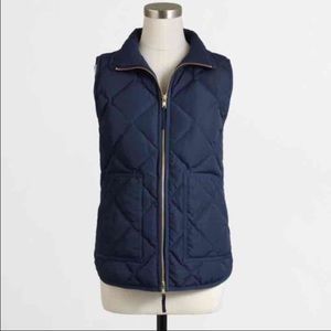 J. Crew Excursion Vest Navy Medium