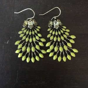 Stella and Dot Norah yellow earrings