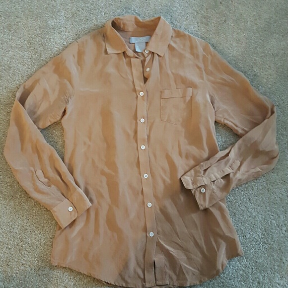 Joe Fresh 100% silk blouse