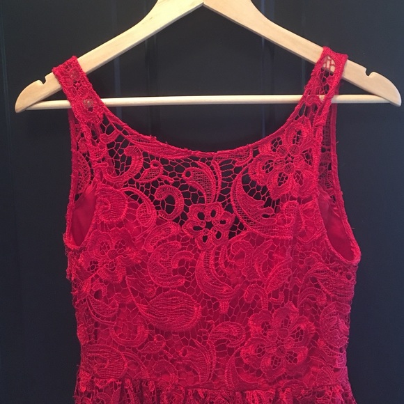 Red Lace Dress