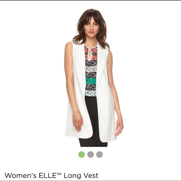 ELLE white vest-never worn with tags still