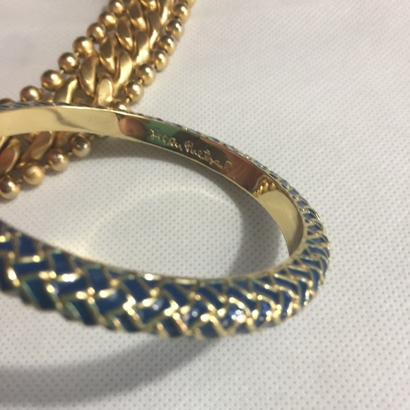 Lilly Pulitzer Jewelry - Lilly Pulitzer Blue and gold Bracelet Lilly Pulitzer Jewelry - Lilly Pulitzer Blue and gold Bracelet