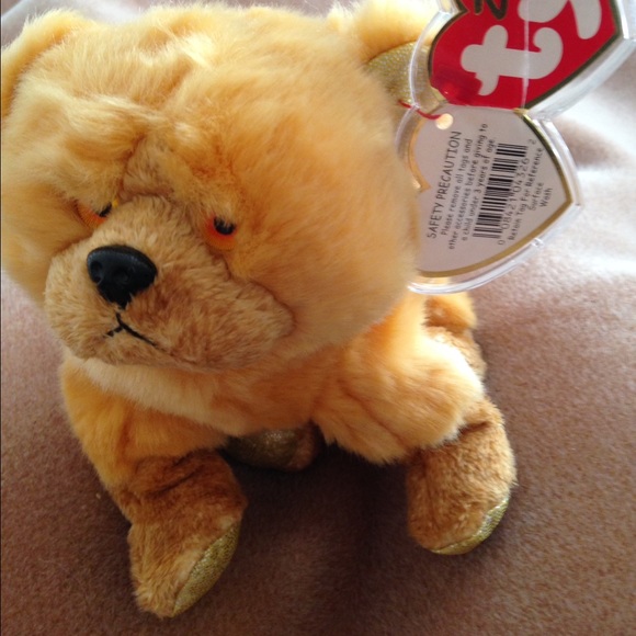 Dog, zodiac beanie baby