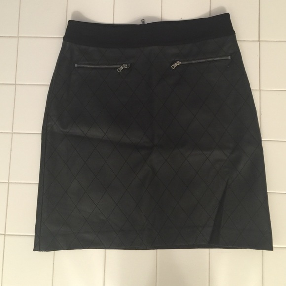 Ann Taylor Dresses & Skirts - Ann Taylor - Black Pleather Skirt