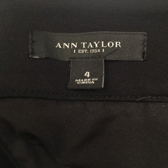 Ann Taylor - Black Pleather Skirt - Picture 3 of 4