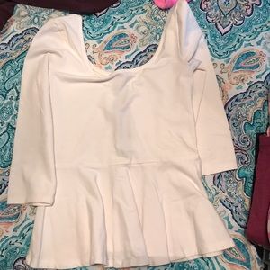 Peplum express top small