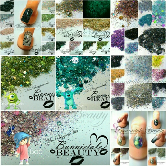 5pc. Assorted Holographic Nail Glitter Mixes