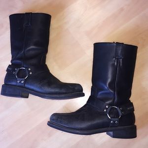 Harley Davidson MOTO boots genuine leather