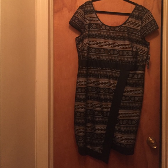 Trixxi geo-print cocktail dress