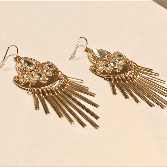 Rhinestone Drop Earrings