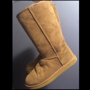 Tall Genuine Sheepskin Boots