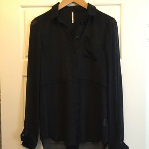 Free People Boxy Blouse