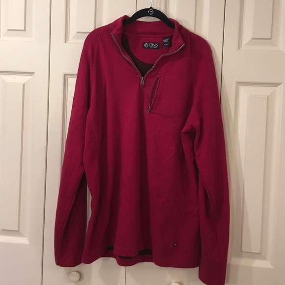 Chaps Other - Men's Chaps red long sleeve shirt- size large