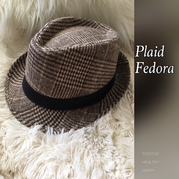 Accessories - Plaid Fedora