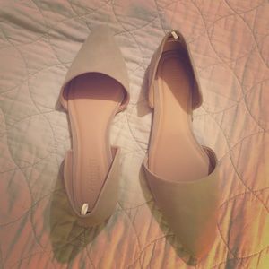 Tan flats size 7