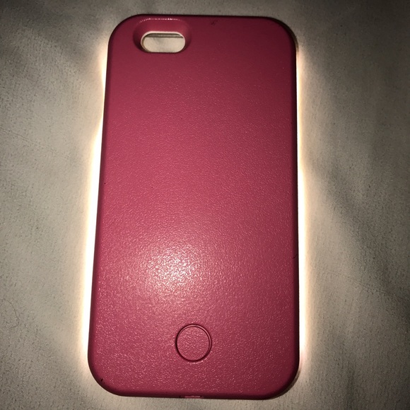 Selfie lighting pink iphone 6/6s case