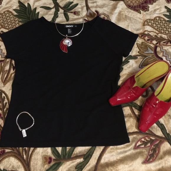 DKNY Tops - DKNY black shirt.