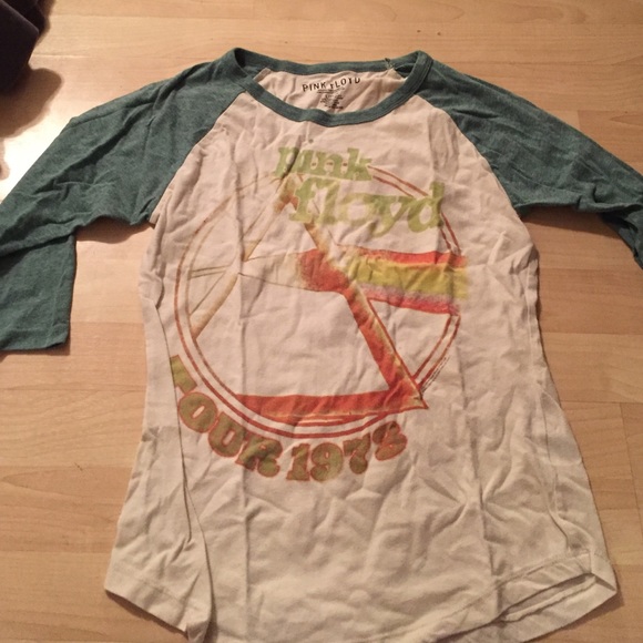 Hipster Pink Floyd baseball tee