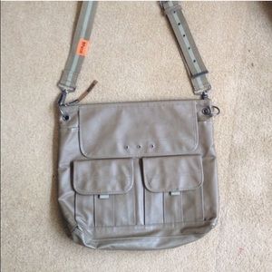 Parcel brand messenger bag