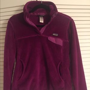 Patagonia re-tool fleece pullover-size s