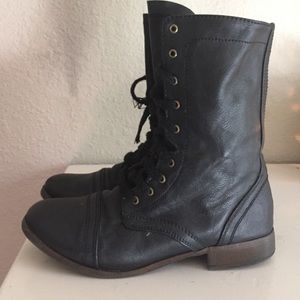 Black "Combat Boots"