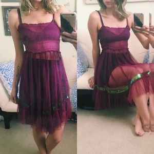 Sheer Freepeople dress 🍂🍁