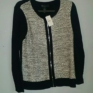 Lane Bryant zip up sweater