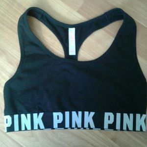 Pink Victoria secret sports bra