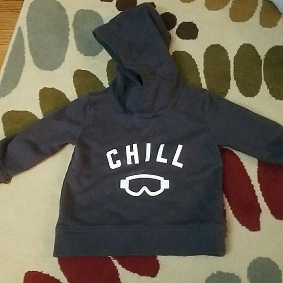 Baby Gap "CHILL" hooded sweatshirt