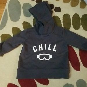 Baby Gap "CHILL" hooded sweatshirt