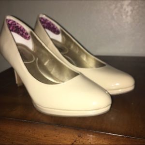 Tan Kitten Heels