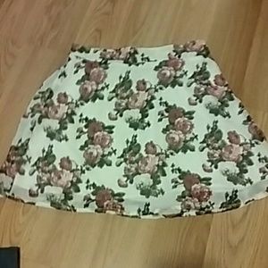 Tobi floral skirt