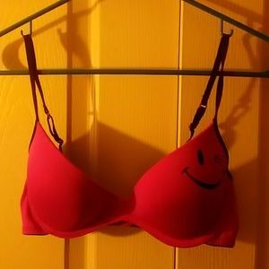 Pink and black bra size 34b