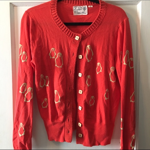 Anthropologie penguin cardigan