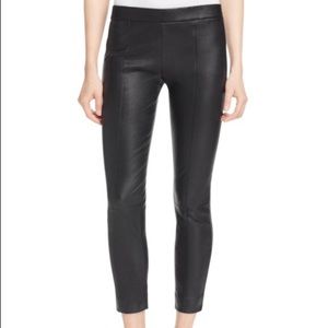 Vince cropped 100% leather leggings