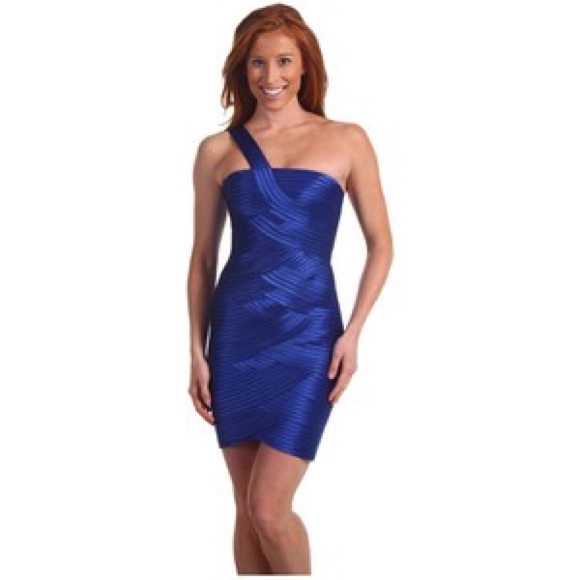 BCBGMAXAZRIA Blue Dress