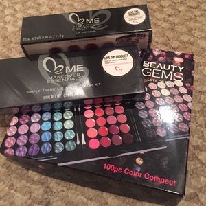 Lip and eye shadow kits