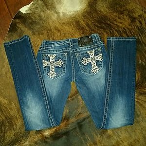 Signature Rise Straight-Leg Miss Me Jeans