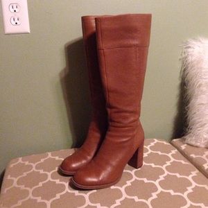 Nine West Tall Tan Boots- Size 7 1/2